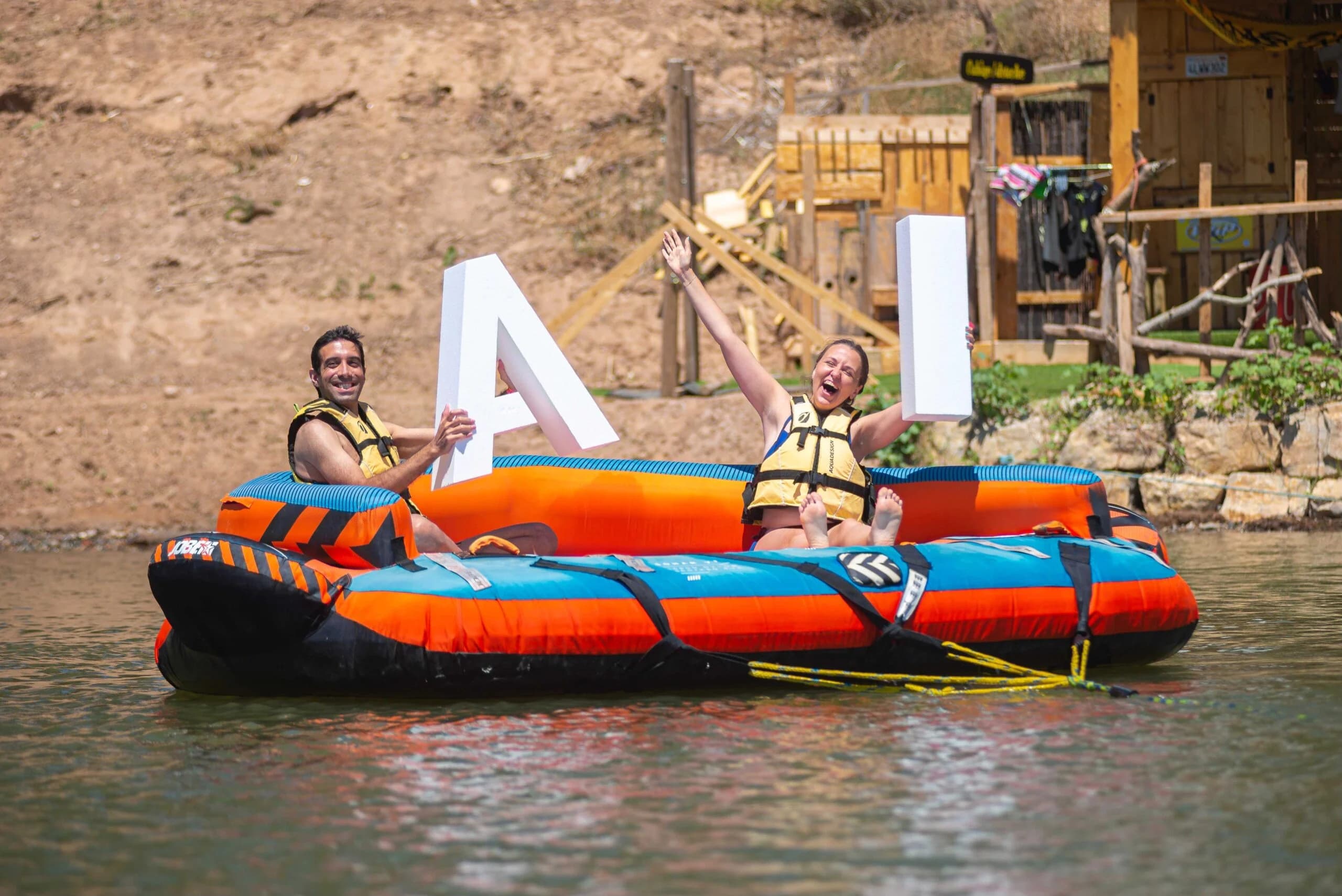 Dataiku teambuilding boat