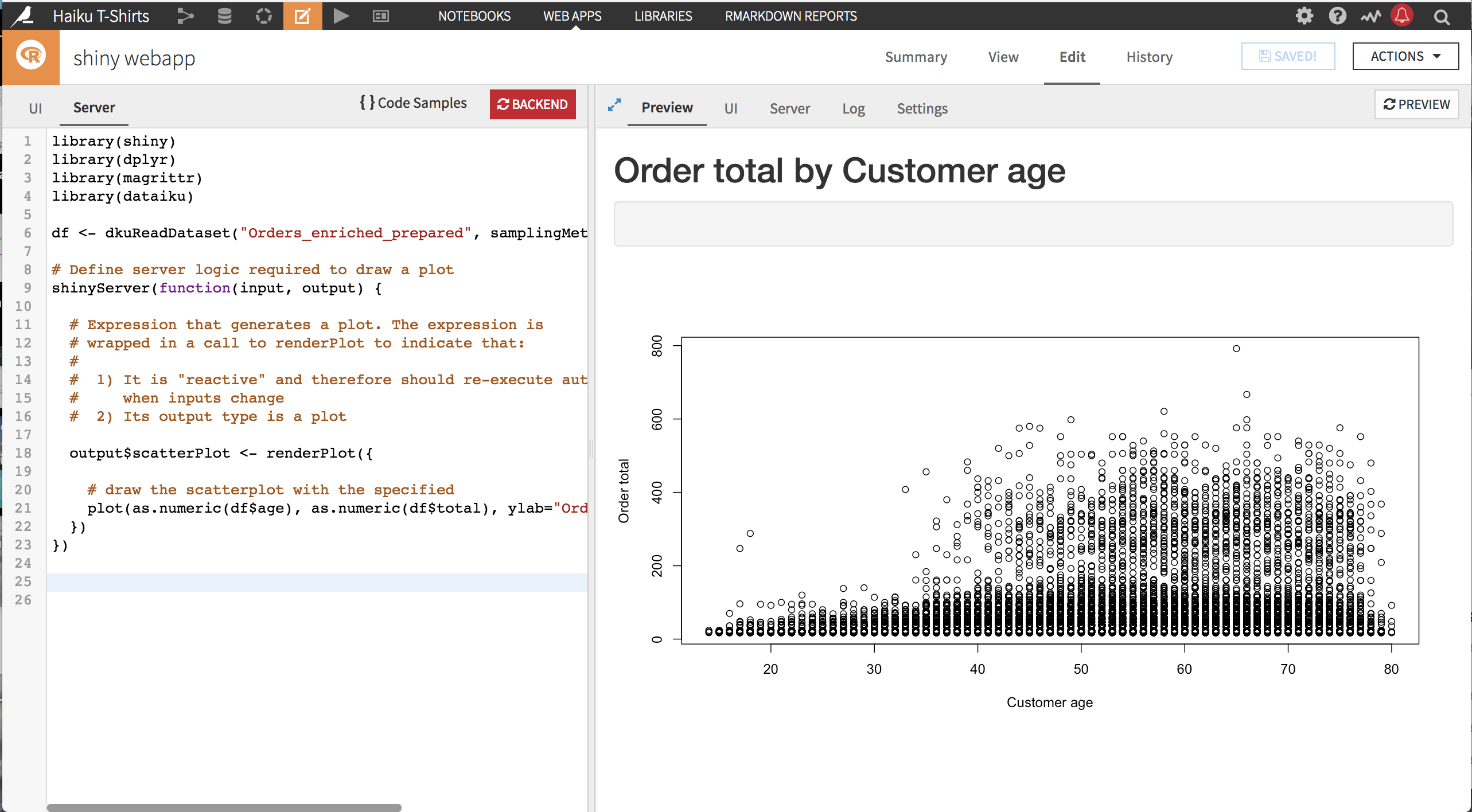 How To Create R Shiny Web Apps In Dataiku DSS | Dataiku